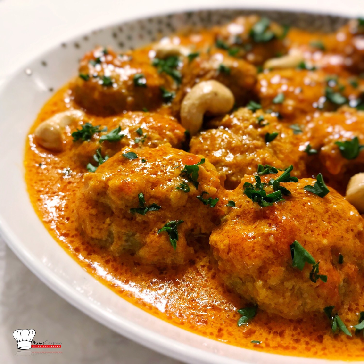 Boulettes de dinde à l'indienne